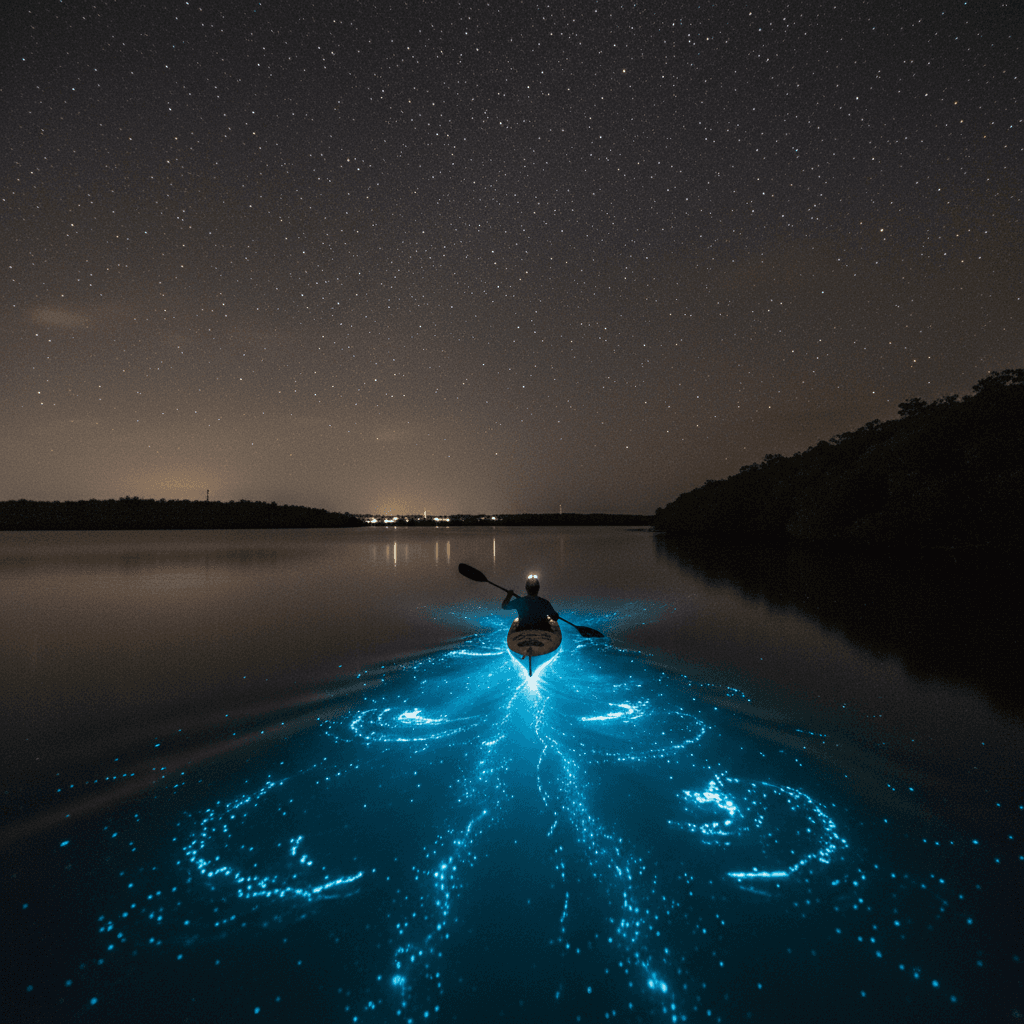 Baía bioluminescente
