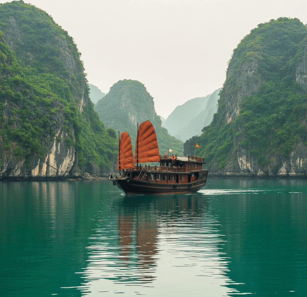 Cruzeiro em Halong Bay